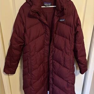 Patagonia Women's Sequoia Red Down With It Puffer Jacket